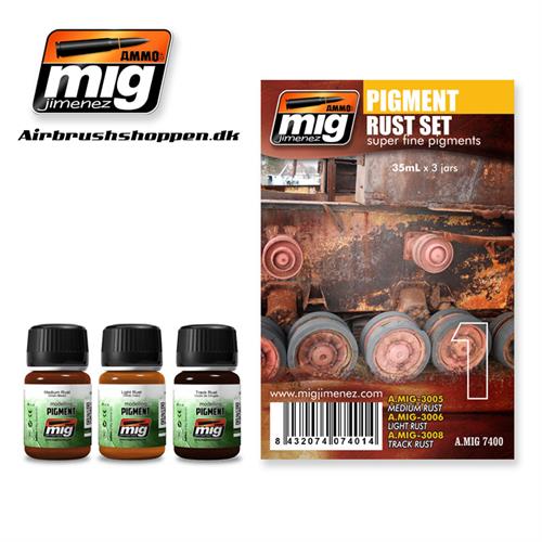 A.MIG 7400 Weathering set Pigment Rust